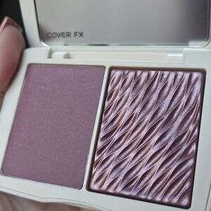 Cover FX Monochromatic Duo Blush Palette - Matte Shimmer Sweet Mulberry New